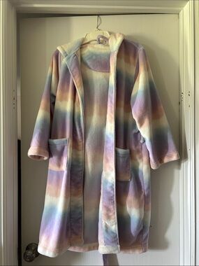 Tucker + Tate Pastel Rainbow Hooded Robe